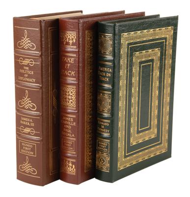 Lot #218 Politics (3) Limited Edition Signed Books with Ted Kennedy, James Carville, Paul Begala, and James A. Baker III - Image 1