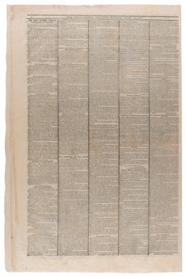 Lot #83 Abraham Lincoln: The Philadelphia Inquirer Newspaper from April 17, 1865, with Rare Portrait of John Wilkes Booth - Image 2