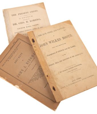 Lot #81 Abraham Lincoln (3) Original 1865 Booklets on the Assassination - Image 1