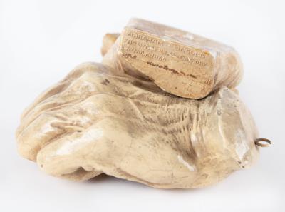 Lot #19 Abraham Lincoln Plaster Casts of His Left and Right Hands, Made by Sculptor Leonard Volk - Image 3