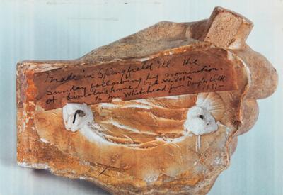 Lot #19 Abraham Lincoln Plaster Casts of His Left and Right Hands, Made by Sculptor Leonard Volk - Image 7