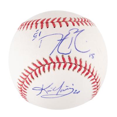Lot #587 Boston Red Sox Stars - (9) Signed Baseballs from the Personal Collection of Johnny Pesky Group Lot - Image 4