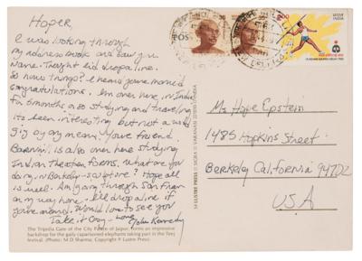 Lot #190 John F. Kennedy, Jr. (2) Autograph Letters Signed and an Early Candid Photograph - Image 2