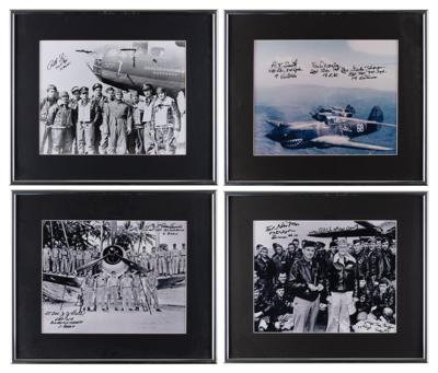Lot #271 WWII Aviators (4) Signed Photographs - Image 1
