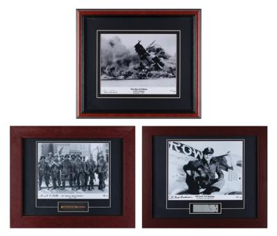 Lot #272 WWII Heroes (3) Signed Photographs - Image 1