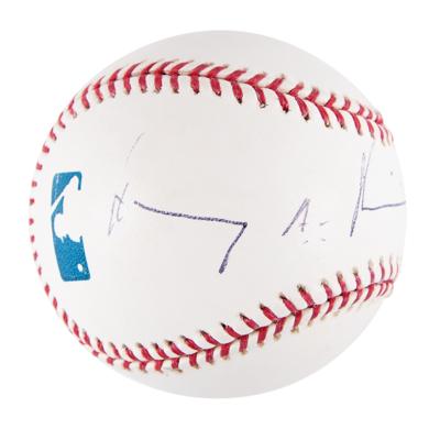 Lot #206 Henry Kissinger Signed Baseball - Image 1