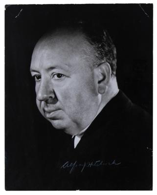 Lot #512 Alfred Hitchcock Signed Oversized Photograph - Image 1