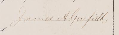 Lot #23 President James A. Garfield Appoints a Maine Postmaster - Exceedingly Rare Presidential Document - Image 3