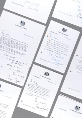 Lot #240 Margaret Thatcher Collection of (7) Typed Letters Signed to Jimmy Savile - Image 1