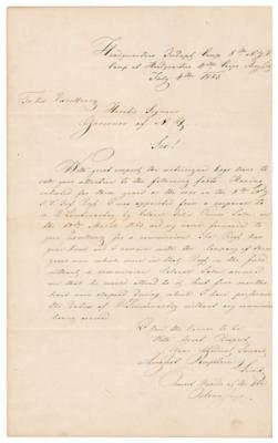 Lot #263 George G. Meade and O. O. Howard Civil War-Dated Endorsements - Image 3