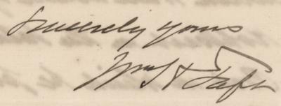 Lot #121 William H. Taft Autograph Letter Signed on Unauthorized Publication of Private Letters to Roosevelt - Image 4