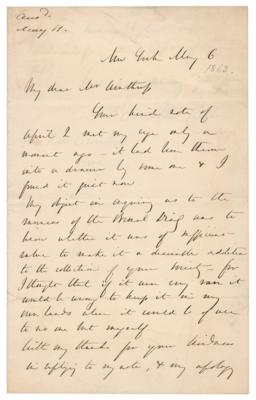 Lot #262 George B. McClellan Autograph Letter Signed - Image 1