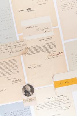 Lot #160 19th Century Statesmen Collection of (12) Signed Items - Image 1