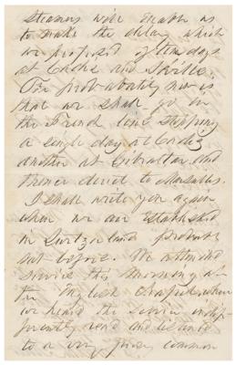 Lot #12 Franklin Pierce Autograph Letter Signed to His Former White House Secretary - Image 8