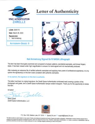 Lot #302 Neil Armstrong Signed Photograph - Image 3