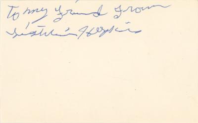 Lot #446 Lightnin' Hopkins Signature - Image 1