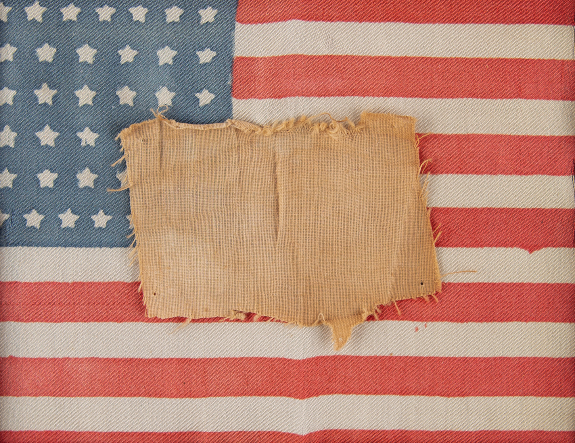 Lot #13 Abraham Lincoln Swatch of Bloodstained Bandage from the Petersen House, Obtained by War Department Employee Henry S. Safford - Image 2