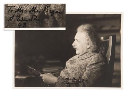 Lot #150 Albert Einstein Signed Photograph - Image 1