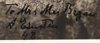 Lot #150 Albert Einstein Signed Photograph - Image 3