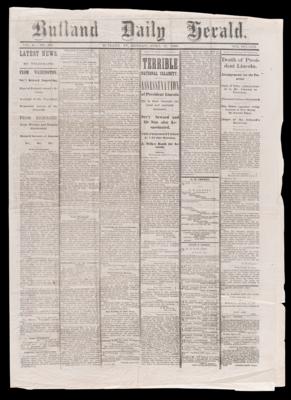 Lot #98 [Abraham Lincoln]: 