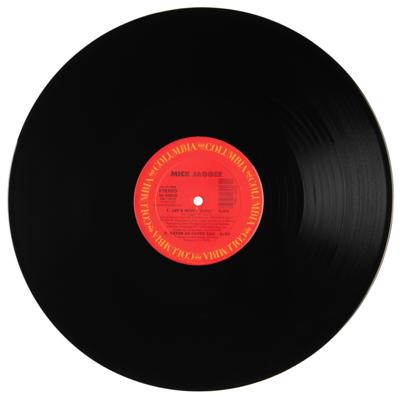 Lot #489 Rolling Stones: Mick Jagger Signed EP Record - 'Let's Work' (Promotional) - Image 2