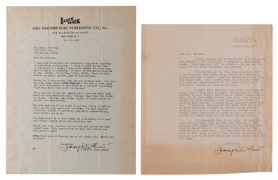 Lot #392 Dwight V. Babcock: Black Mask Magazine Correspondence Archive with Editor Joseph Shaw - Image 4