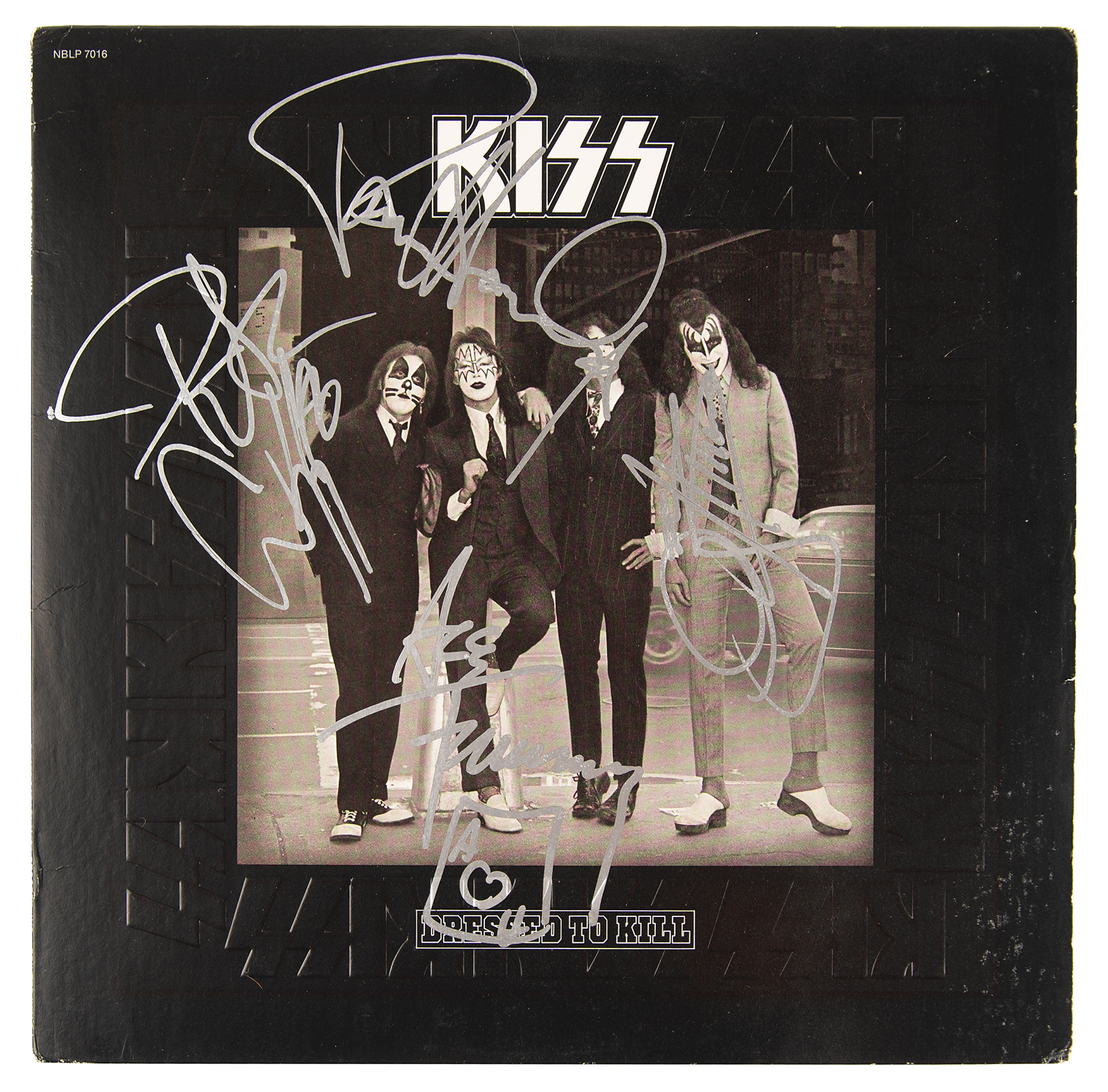 KISS Dressed to Kill サイン入り KISS- Dressed to Kill signed album – The Million Dollar Gallery
