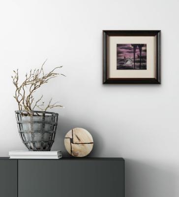 Lot #691 Mary Blair concept painting of Cinderella and Prince Charming from Cinderella: Cinderella's moonlit rendezvous with her prince, conceived by the legendary Mary Blair - Image 3