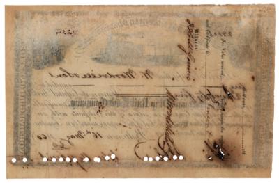 Lot #150 Johns Hopkins Signed Stock Certificate - Image 2