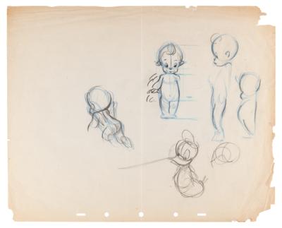 Lot #579 Cherub production model drawings (3) from Fantasia Group Lot - Image 3