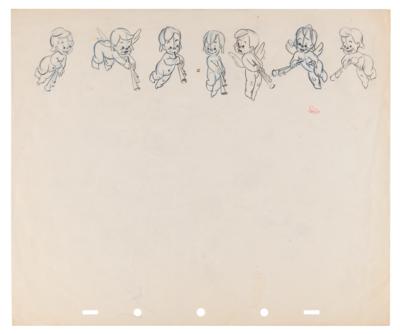 Lot #579 Cherub production model drawings (3) from Fantasia Group Lot - Image 4