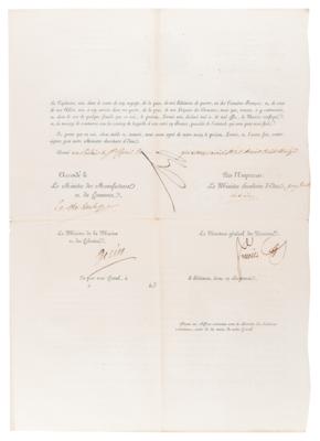 Lot #202 Napoleon Signed Maritime Passport for Exotic Trading Voyages - Image 2