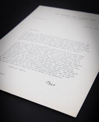 Lot #107 Robert Oppenheimer Typed Letter Signed on Russia and the Atomic Bomb: 