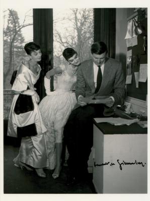 Lot #273 Hubert de Givenchy Signed Photograph