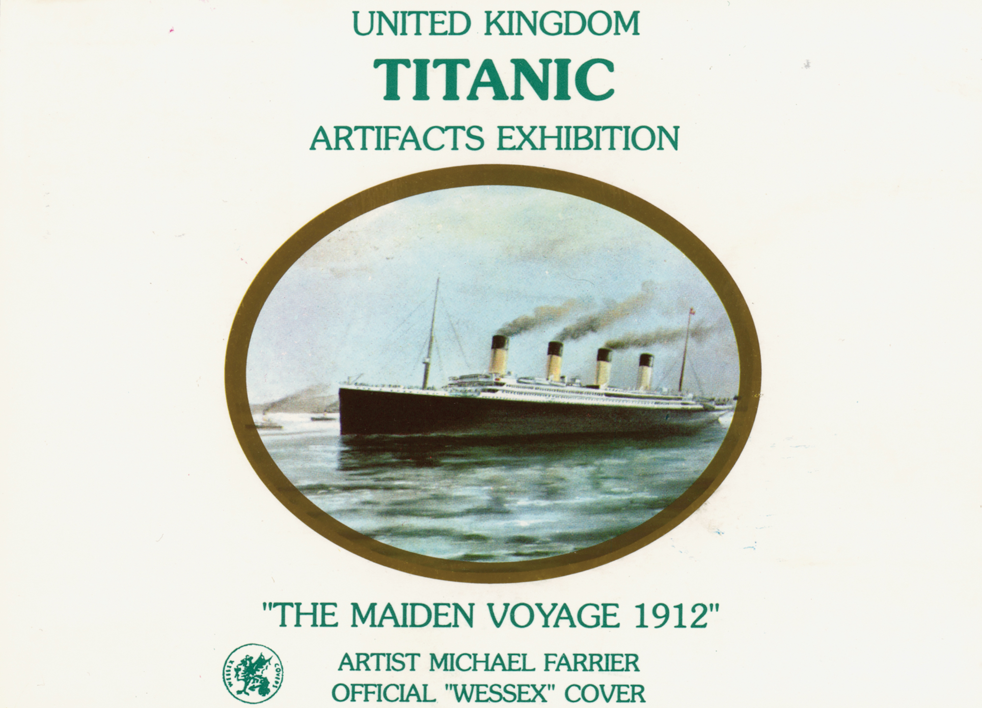 Lot #192 Titanic: Beatrice Landstrom Signed Postcard - Image 2