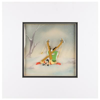 Lot #601 Goofy production cel from The Art of Skiing Production Cel - Image 2