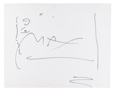 Lot #277 Peter Max Original 'Face' Sketch