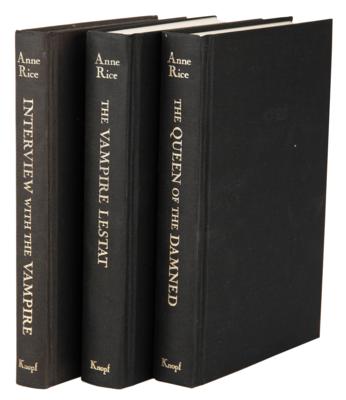 Lot #310 Anne Rice Signed 'Vampire Chronicles'