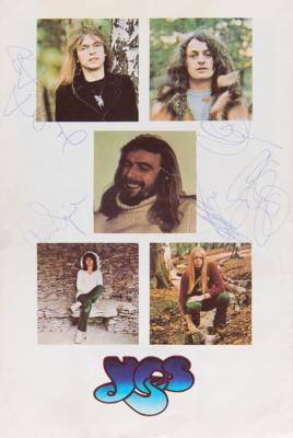 Lot #419 Yes Twice-Signed 1973 UK Tour Program - Image 5