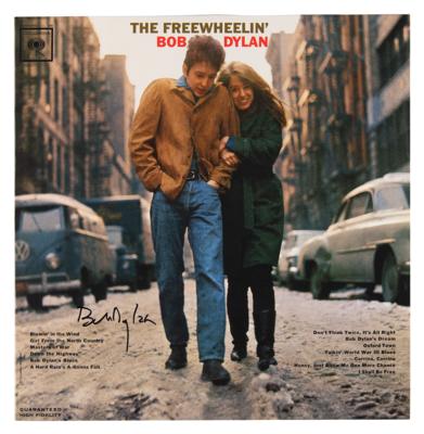 Lot #323 Bob Dylan Signed Album - The Freewheelin'