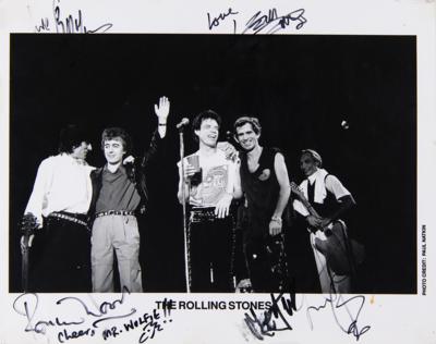 Lot #327 Rolling Stones Signed 'Steel Wheels Tour'
