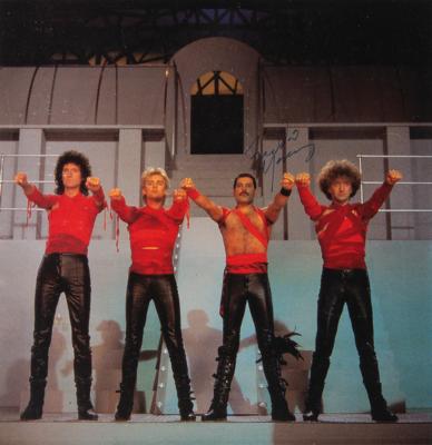 Lot #326 Queen: Freddie Mercury Signed 'Radio Ga Ga’ Christmas Card Printer Proof - Image 1