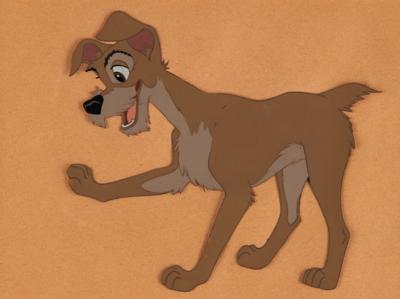 Lot #635 Tramp production cel from Lady and the Tramp - Image 1