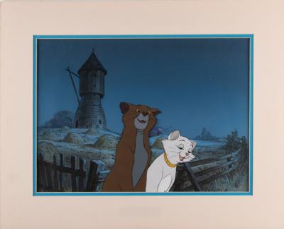 Lot #660 Thomas O'Malley and Duchess production cels and master background from The Aristocats Production Cels and Master Background - Image 2