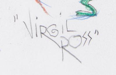 Lot #703 Looney Tunes original panorama drawing by Virgil Ross Panorama Drawing - Image 2