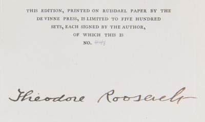 Lot #16 Theodore Roosevelt Signed Limited Edition Book - African Game Trails - Image 2