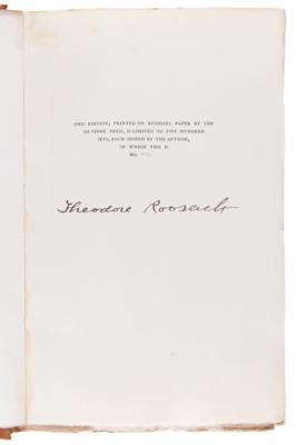 Lot #16 Theodore Roosevelt Signed Limited Edition Book - African Game Trails - Image 4