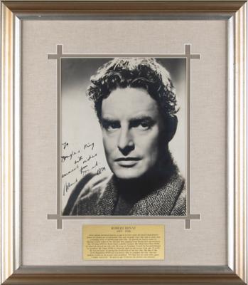 Lot #456 Robert Donat Signed Photograph - Image 1