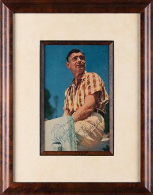 Lot #457 Clark Gable Signed Photograph - Image 2