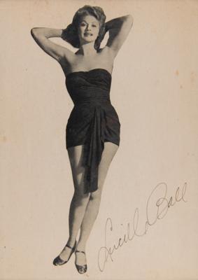 Lot #443 Lucille Ball Signed Photograph - Image 1
